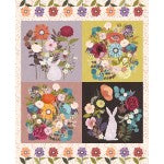 Multi Perfect Bloom - Panneau en coton de 36"