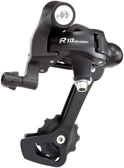 Desviador Trasero microSHIFT R10 - 10 Velocidades de Larga Jaula Compatible con Shimano