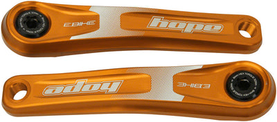 Juego de Brazo de Manivela Hope Ebike - 155mm Offset ISIS Naranja