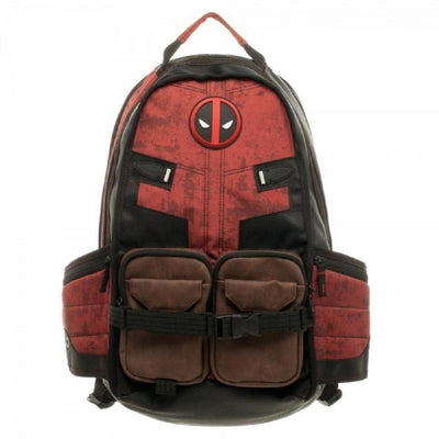 Deadpool Marvel Comics Super Hero Movie Civil War School Bags Men Rucksack Mochila Bag Backpacks shoulder crossbody - Korvel