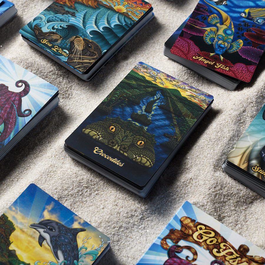 Juego de Cartas Go Fish - Arte de Phil Lewis