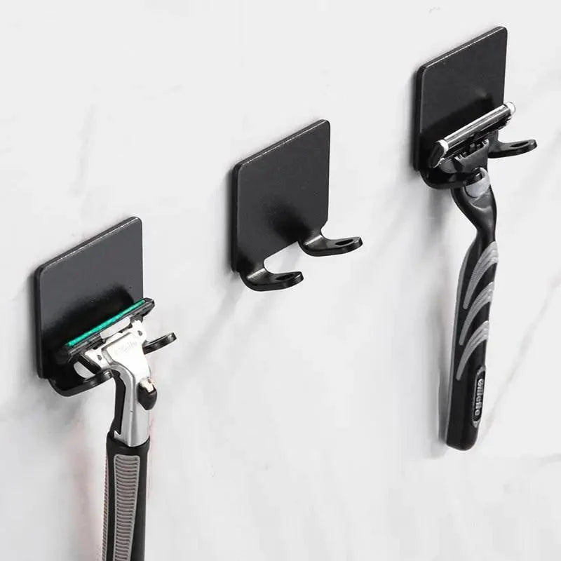 Elegant Punch-Free Decorative Hooks for Bathroom Storage