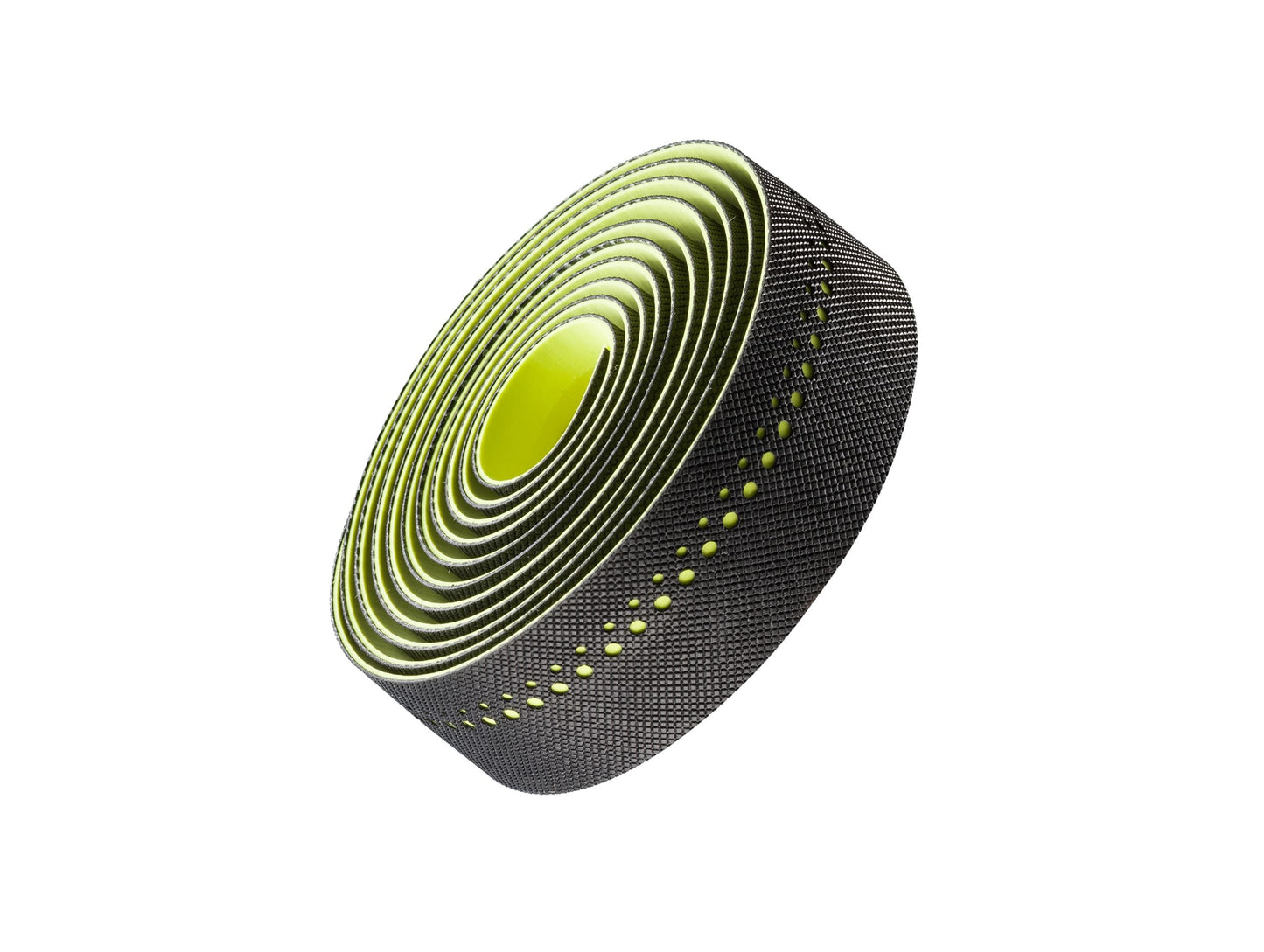 Cinta de manillar Bontrager Grippytack - Negro/Amarillo de alta visibilidad