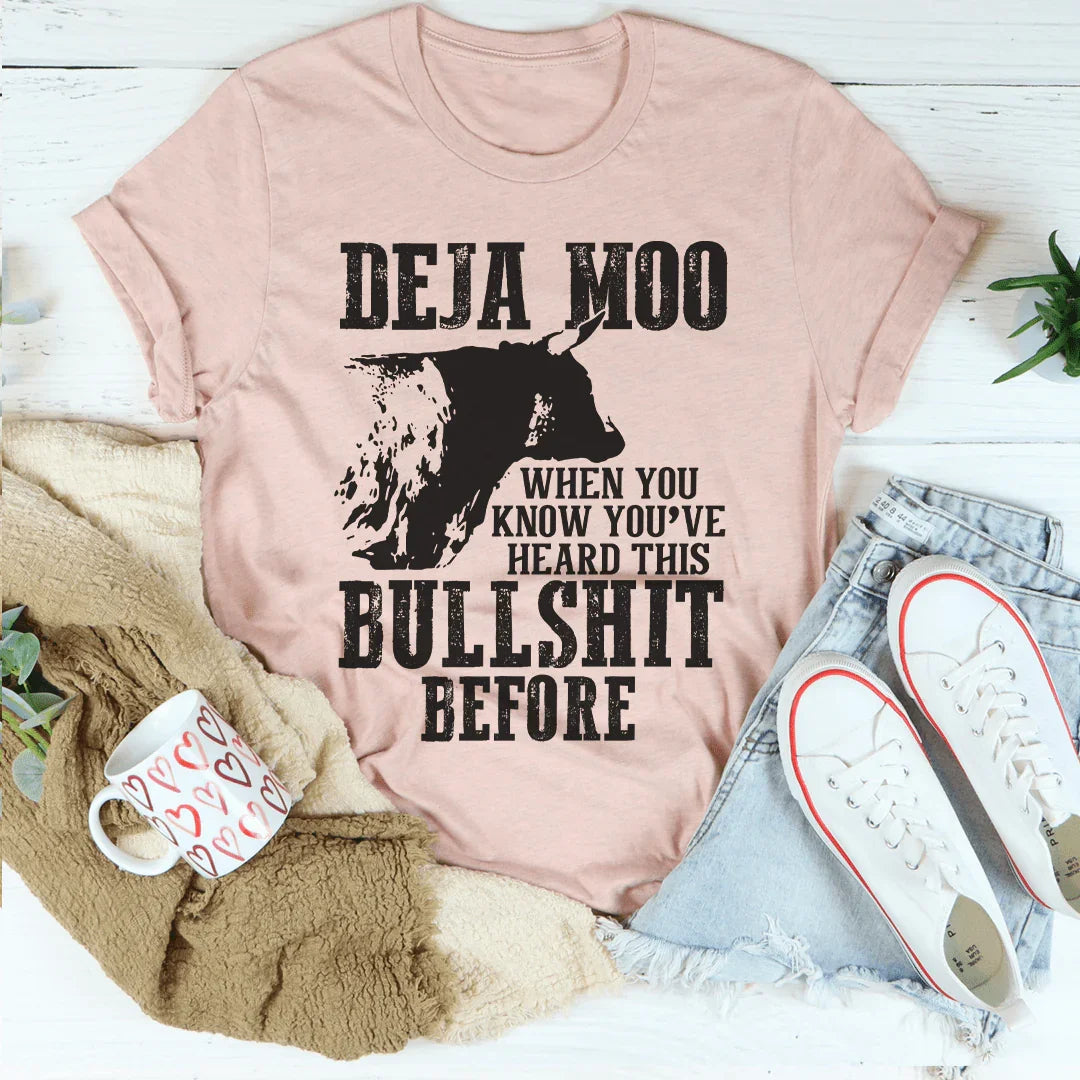 T-shirt Deja Moo - Confortable et Élégant pour le Quotidien