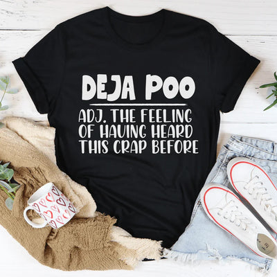 Deja Poo Tee - Soft Cotton T-Shirt - Korvel
