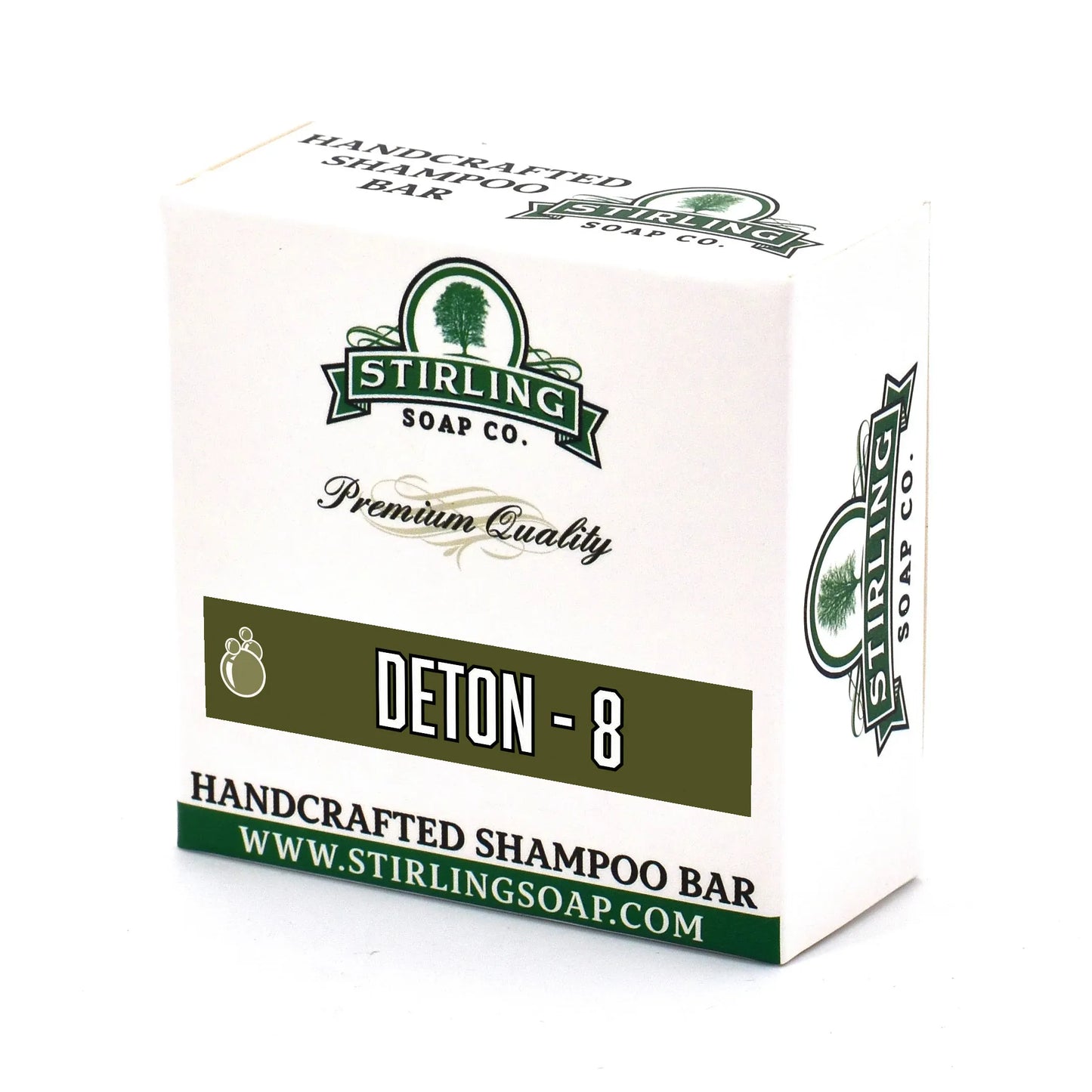 Stirling Soap Co. Deton-8 Champú en Barra 3.8 Oz