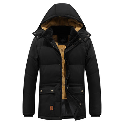 Men's Waterproof Fleece-Lined Parka Jacket