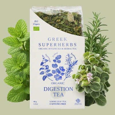 Digestion Tea – Dittany of Crete, Peppermint & Rosemary Blend