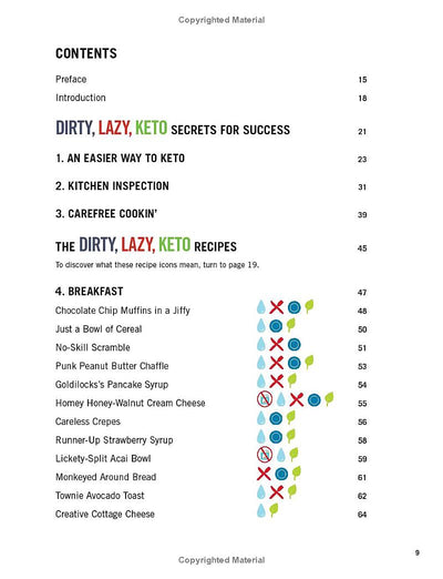 The Easy Keto Cookbook: 100 Flavorful 5-Ingredient Recipes for Busy Lives (Spiral Bound) - Korvel