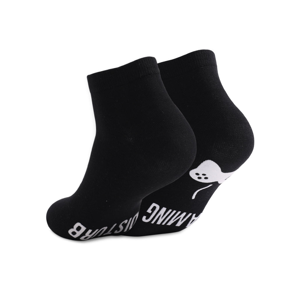 DO NOT DISTURB Short Socks Glue Letter Printing Socks Men's Mid-Tube Game Socks - Korvel