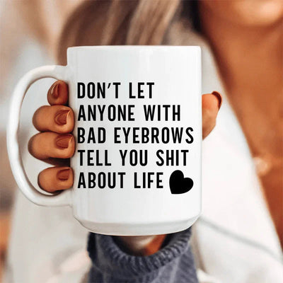 Mug en céramique Ne laissez personne 15 oz
