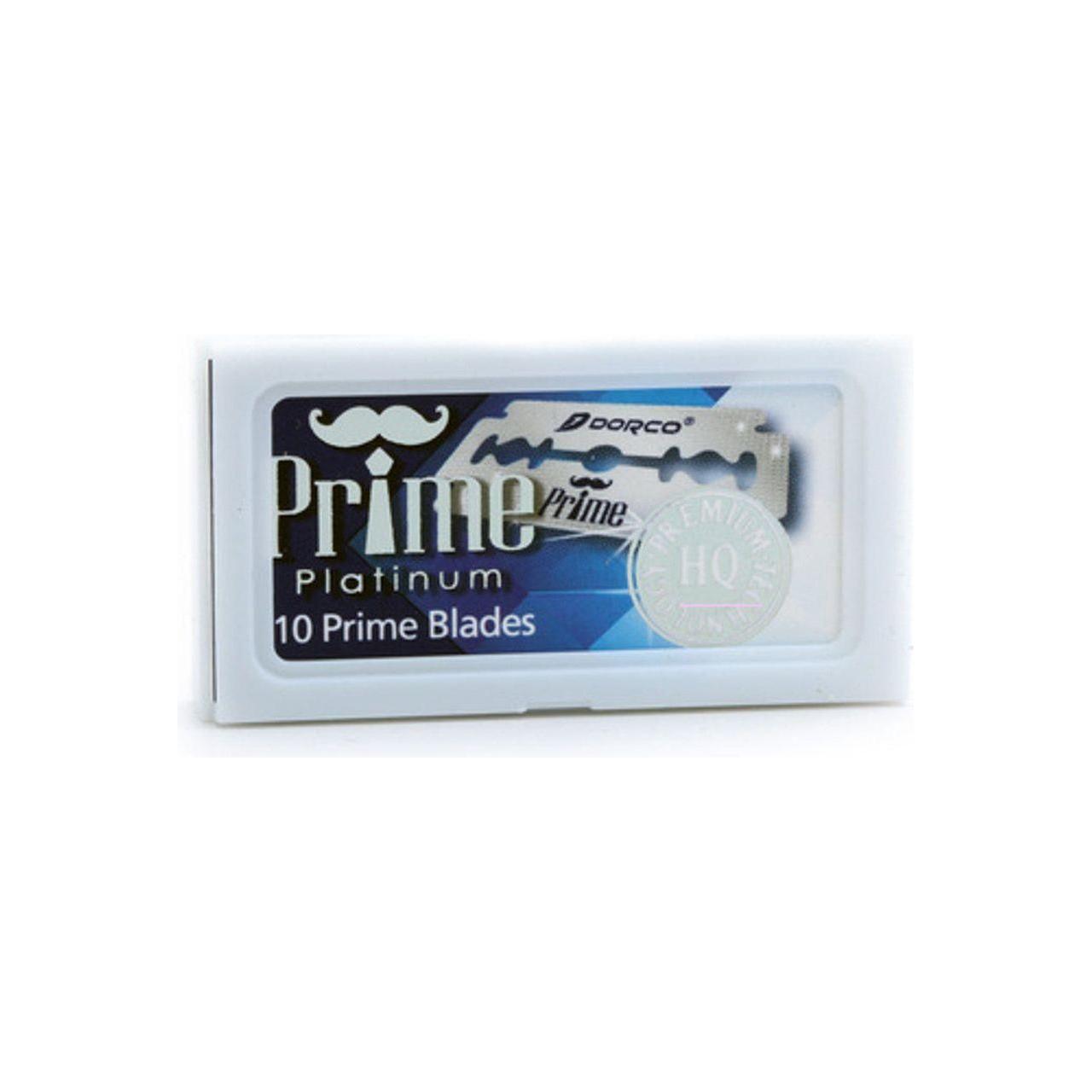 Lames de rasoir Dorco Prime Platinum à double tranchant - Pack de 10