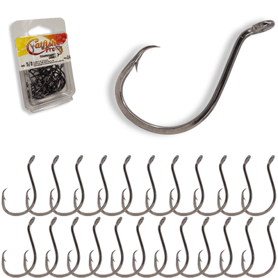 Premium Double Offset Circle Hooks 5/0 - Bulk Pack