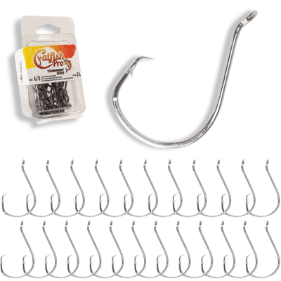 Premium 6/0 Double Offset Circle Hooks - Bulk Pack