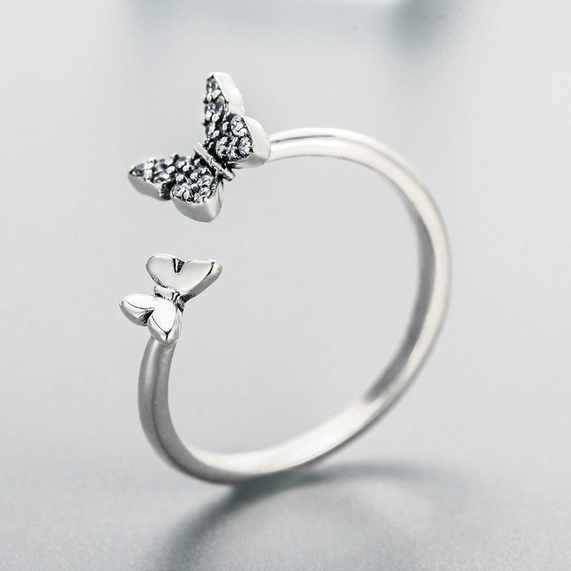 Anillo de Compromiso Elegante de Plata Esterlina 925 para Mujeres