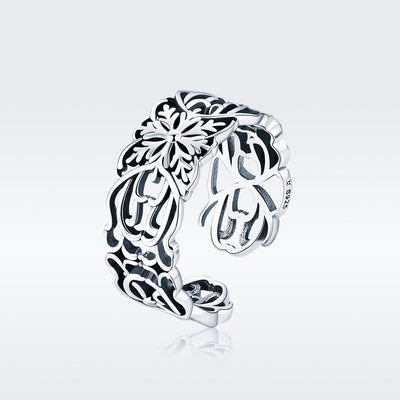 S925 Sterling Silver 0.8cm Width Engagement Ring