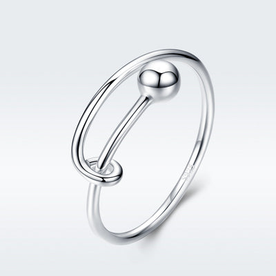 Elegant 925 Sterling Silver Engagement Ring for Women