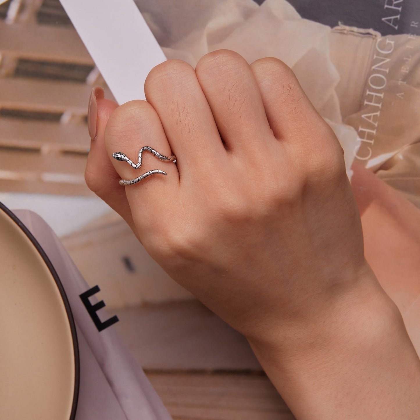 Bague Pavé CZ en Argent Sterling 925 Élégante pour Femmes