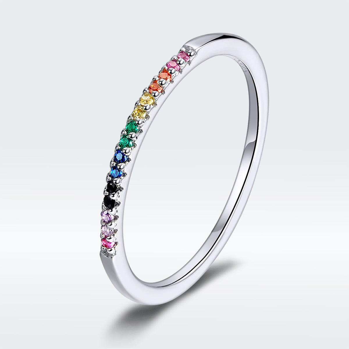Bague élégante en argent sterling 925 taille 5.0 pour femmes