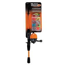 Combo de Spincast Telescópico Eagle Claw Pack It Expedition de 6'6"