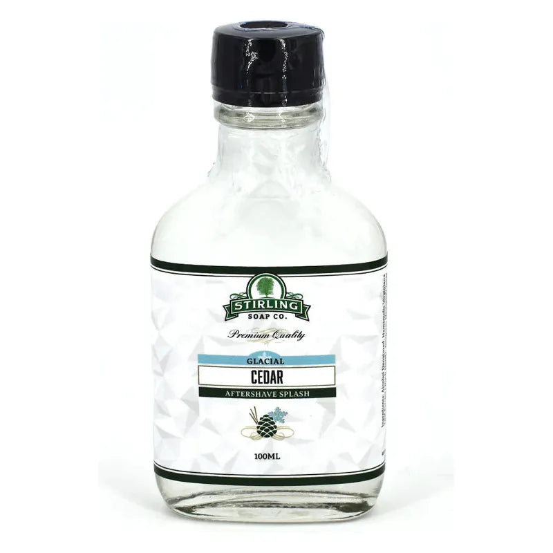 Colección de Afeitado Glacial de Cedro de Stirling Soap Co.