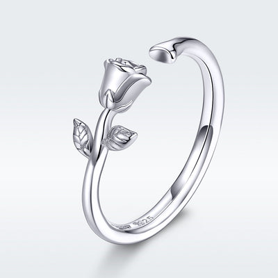 S925 Sterling Silver Plated Platinum Engagement Ring for Women