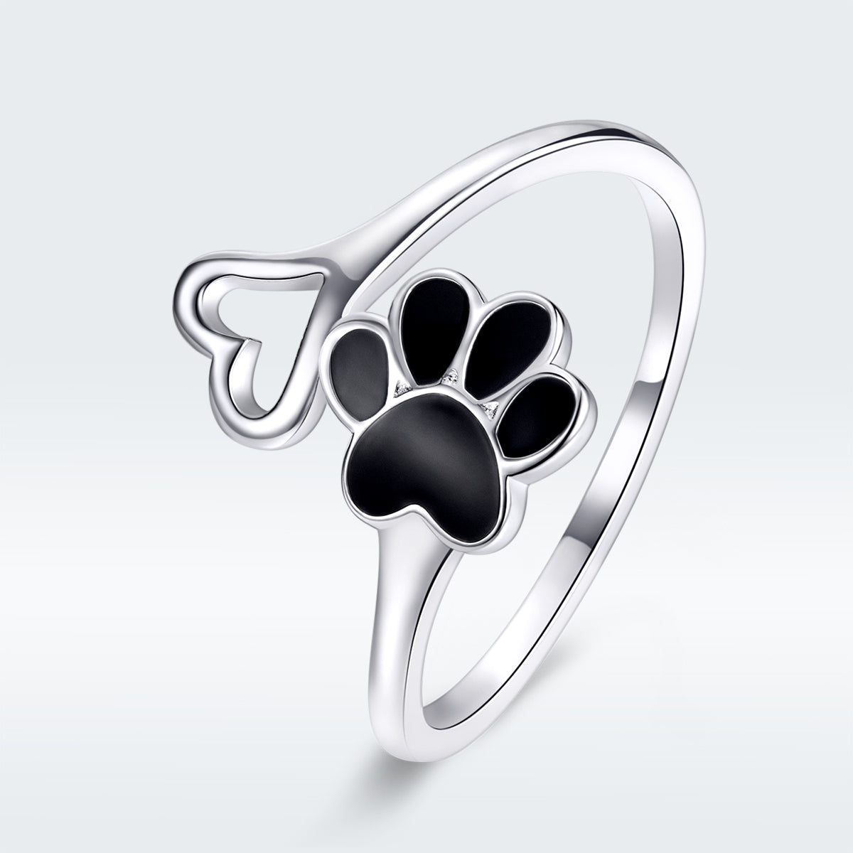 Elegant 925 Sterling Silver 0.15cm Women's Ring