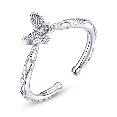 Elegant 925 Sterling Silver Engagement Ring for Women