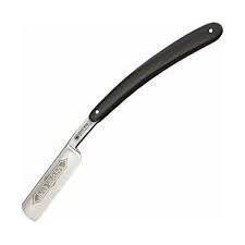 Dovo 5/8" Navaja Recta de Acero Carbono - Celuloide Negro