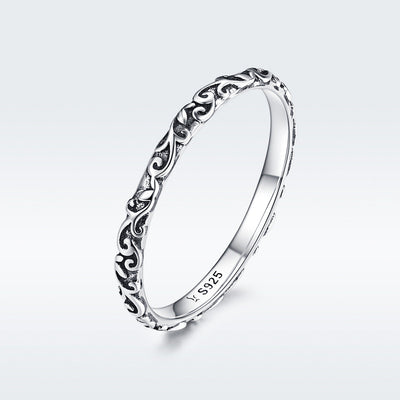 Anillo de Compromiso Elegante de Plata Esterlina 925 para Mujeres - Talla 6.0