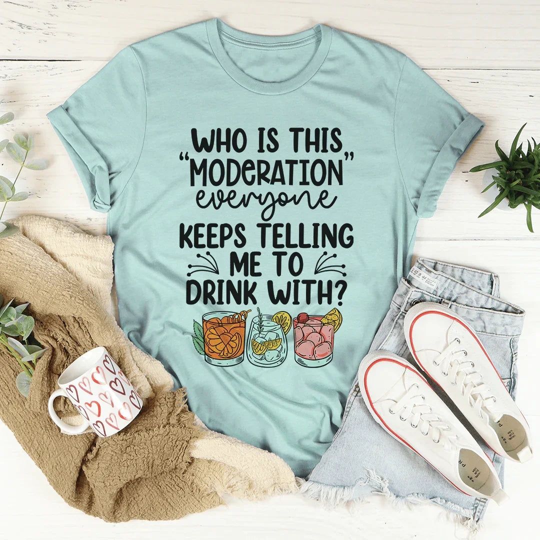 Camiseta Beber con moderación