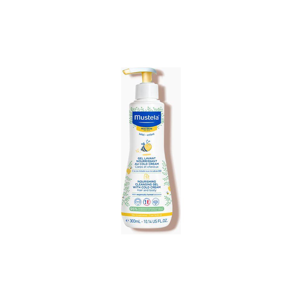 Crème de Nettoyage Nourrissante Mustela Cold Cream pour Peau Sèche - 10,14 fl oz