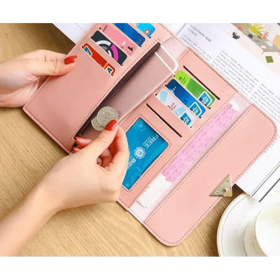Luxury Love Heart Wallet for Women - Stylish & Practical