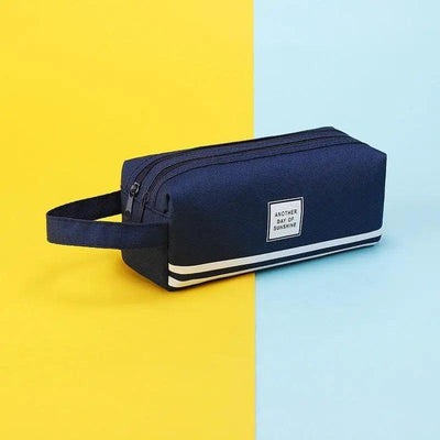 Durable Large Capacity Double Layer Pencil Case