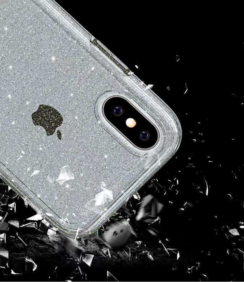 Durable Glitter Transparent Case for iPhone 14 Pro Max