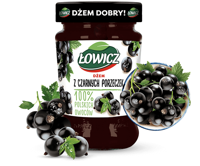 Lowicz Blackcurrant Jam - 280g