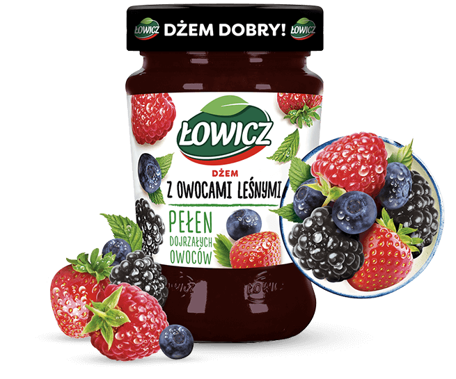 Confiture Lowicz Fruits des Bois - 280g