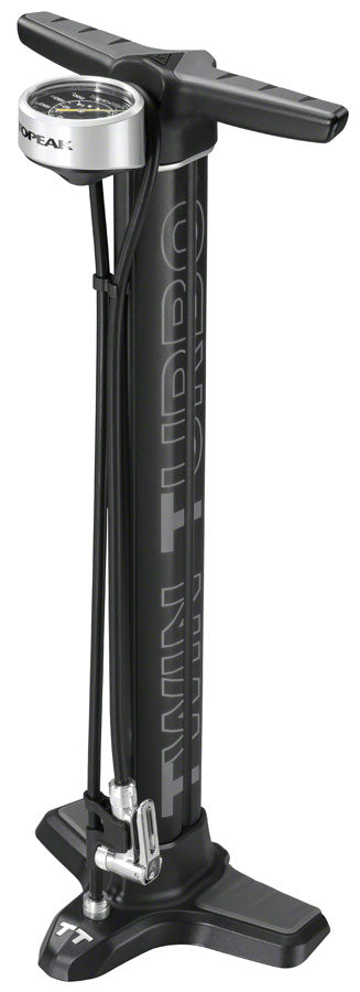 Bomba de pie Topeak Joe Blow Twin Turbo - SmartHead Negra