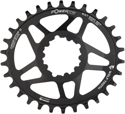 Plato de cadena elíptico de montaje directo Wolf Tooth - 30t para bielas SRAM