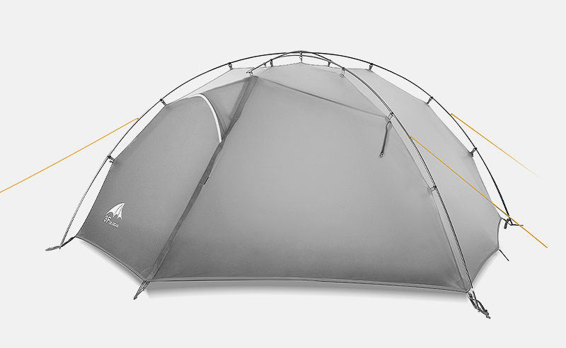 Tente de camping extérieure à double couche pour deux personnes