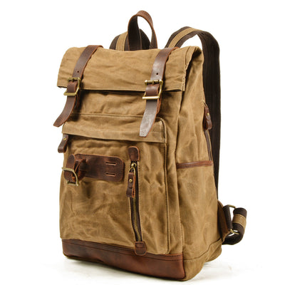 Muchuan Canvas Outdoor Waterproof Travel Backpack
