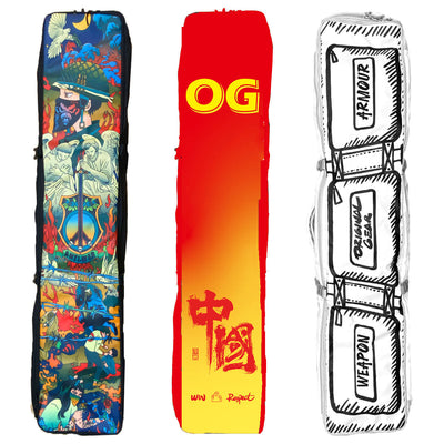 Premium Ski Pack for Single and Double Boards with Wheels