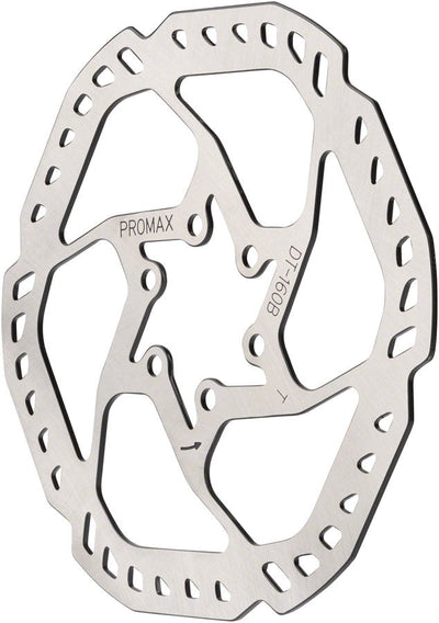 Rotore de Frein à Disque Promax Endurance E1 - 160mm 6-Boulons Argent
