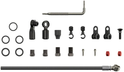 Kit de tuyau de frein à disque SRAM - Banjo biseauté à montage plat 2000mm