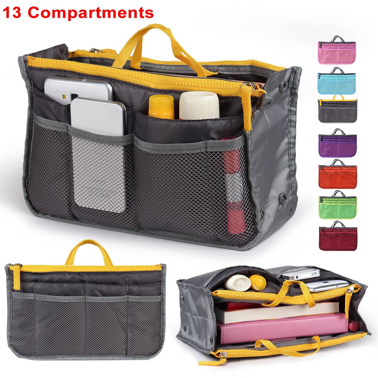 Premium Travel Handbag Organizer Insert for Women