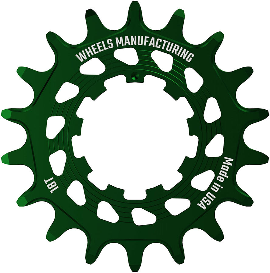 Wheels Manufacturing SOLO HG Cog - 18t Green