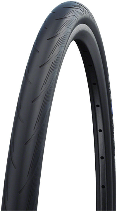 Schwalbe Spicer Plus Tire - 700 x 35 Clincher Wire Black/Reflective