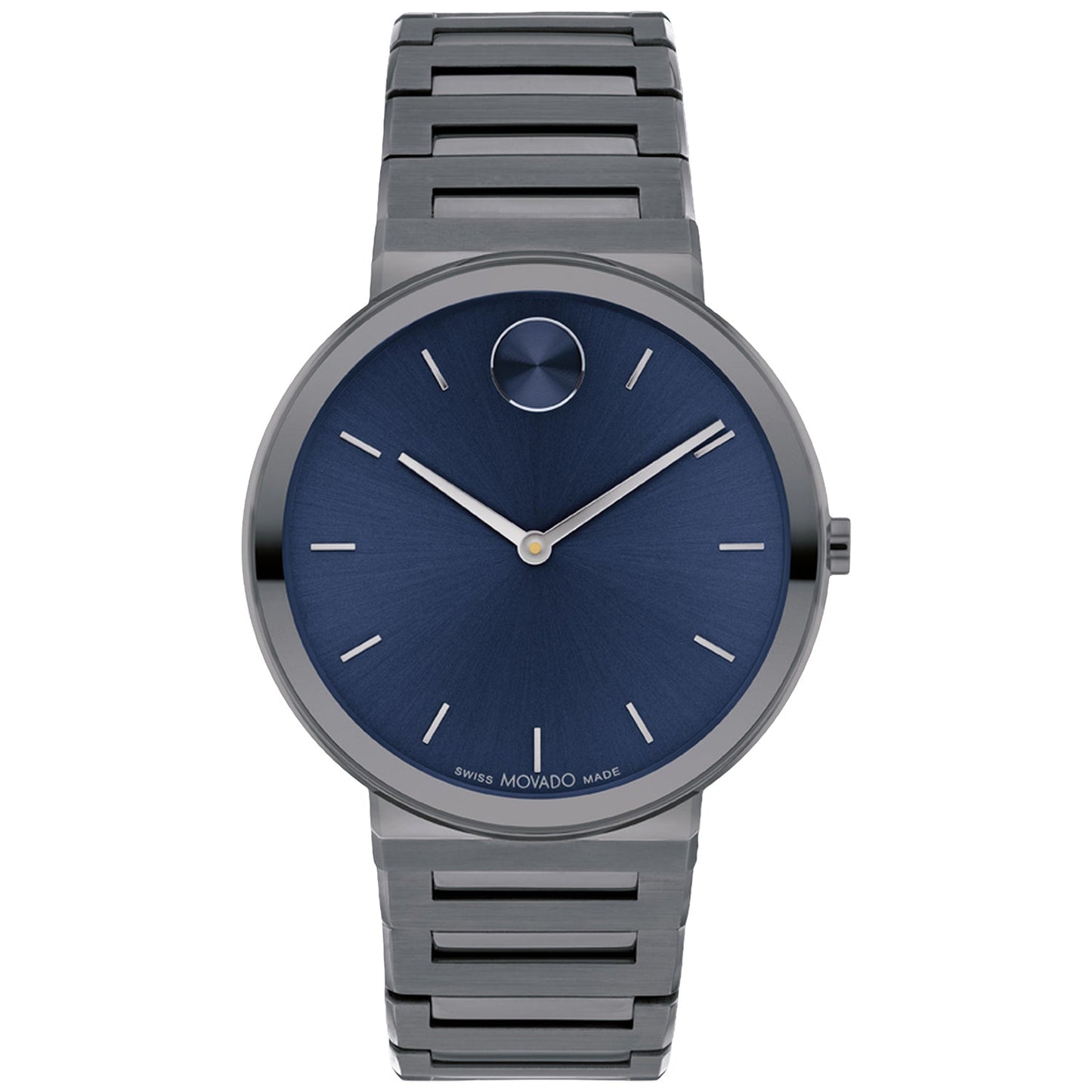 Movado Men's Bold Watch - Blue Dial & Stainless Steel