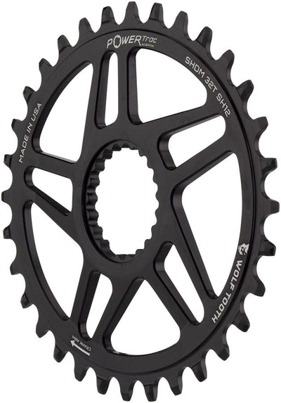 Wolf Tooth Elliptical Direct Mount Chainring - 34t Shimano DM Boost