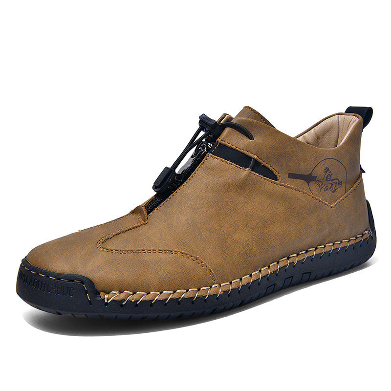 Premium Casual Men's Leather Shoes for Travel